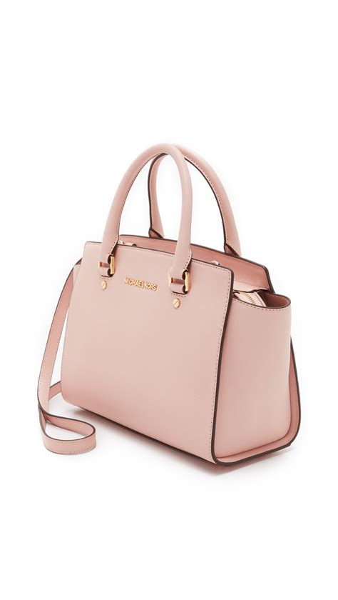 michael kors selma medium satchel pink|Michael Kors selma medium price.